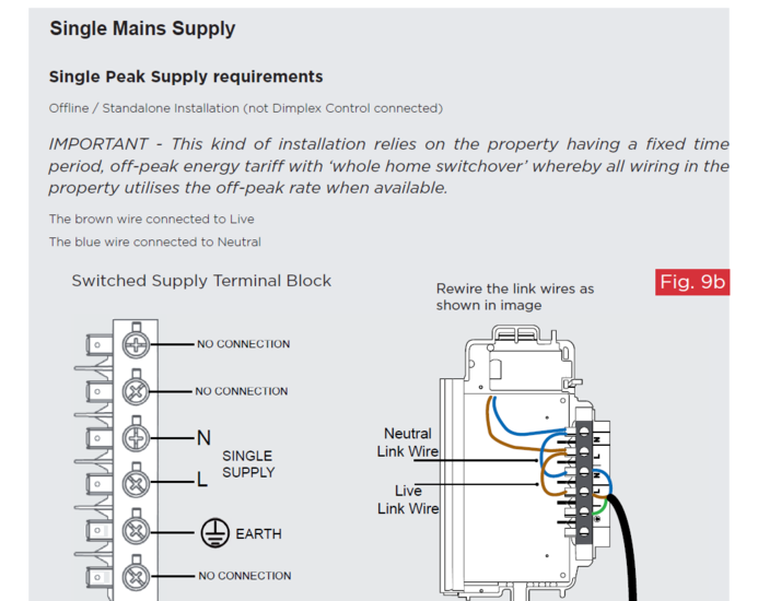 [ElectriciansForums.net] Dual/Single supply Dimplex Quantum storage heaters