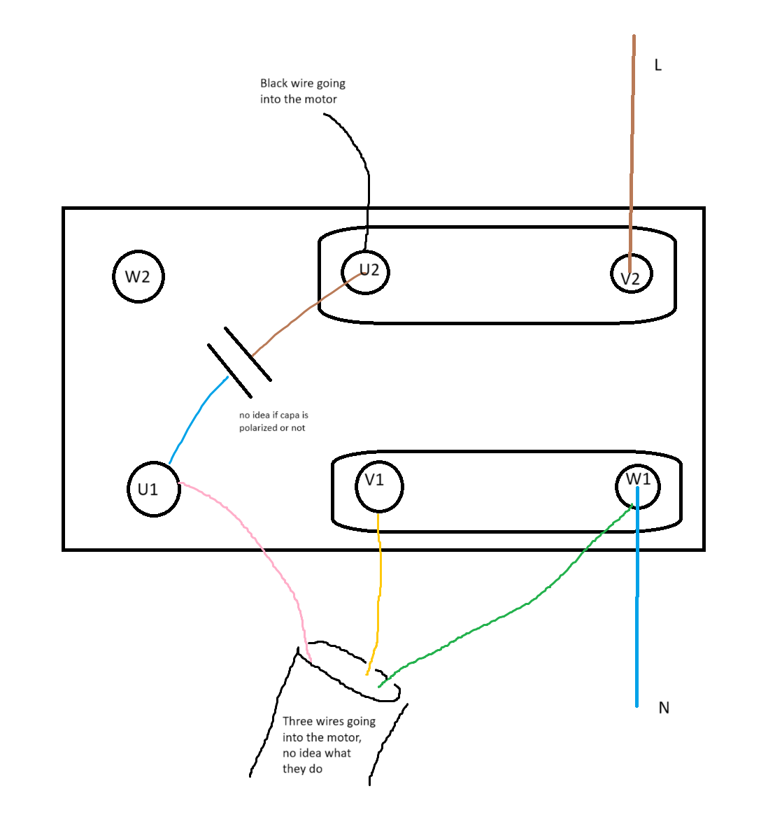 [ElectriciansForums.net] Inverting old planer jointer motor